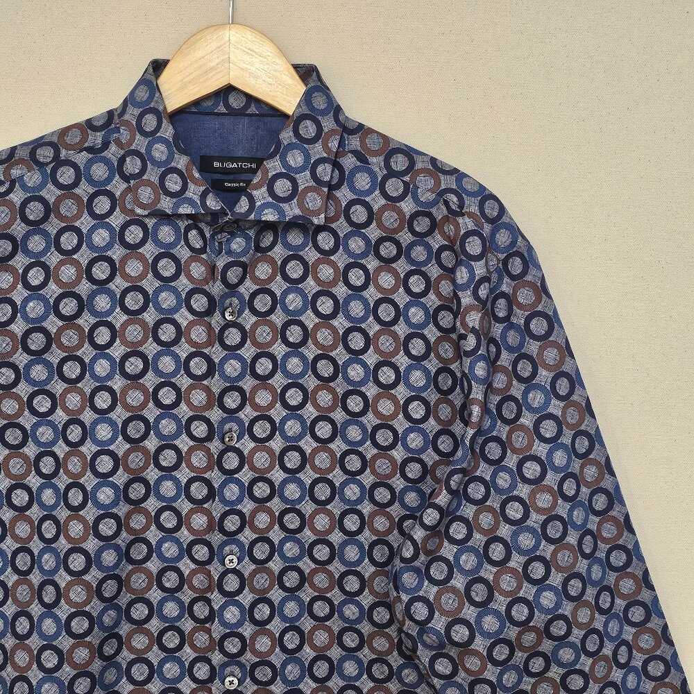 Bugatchi Classic Fit Button Down L